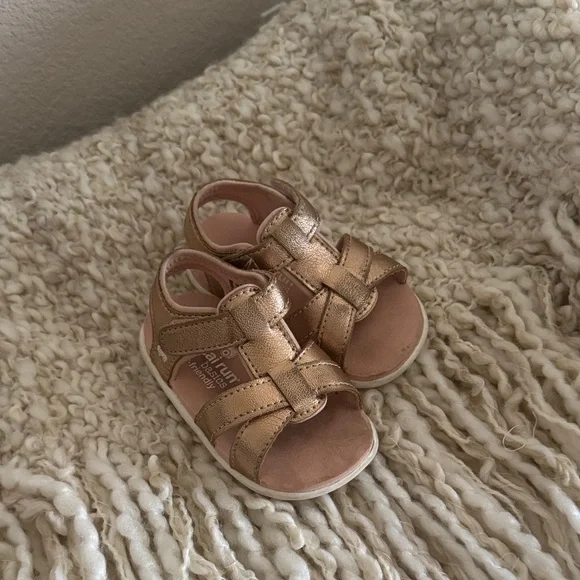 See Kai Run Basics Toddler Shayna Sandlas - Rose gold 4T - Picture 2 of 7